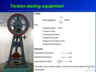 torsion test ppt|torsion test abstract.